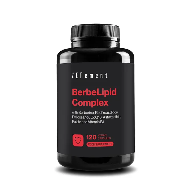 Zenement BerbeLipid Berberina Capsule 120 Capsule Riso Rosso Q10