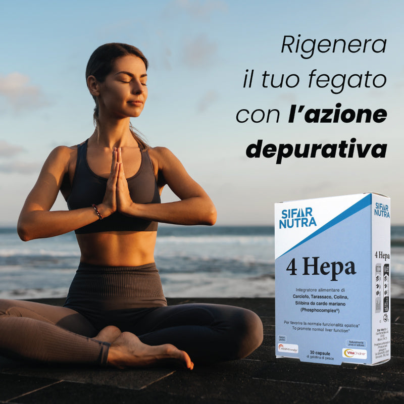 Sifar Nutra Liver Health 4 Hepa capsule 90 capsule carciofo cardo