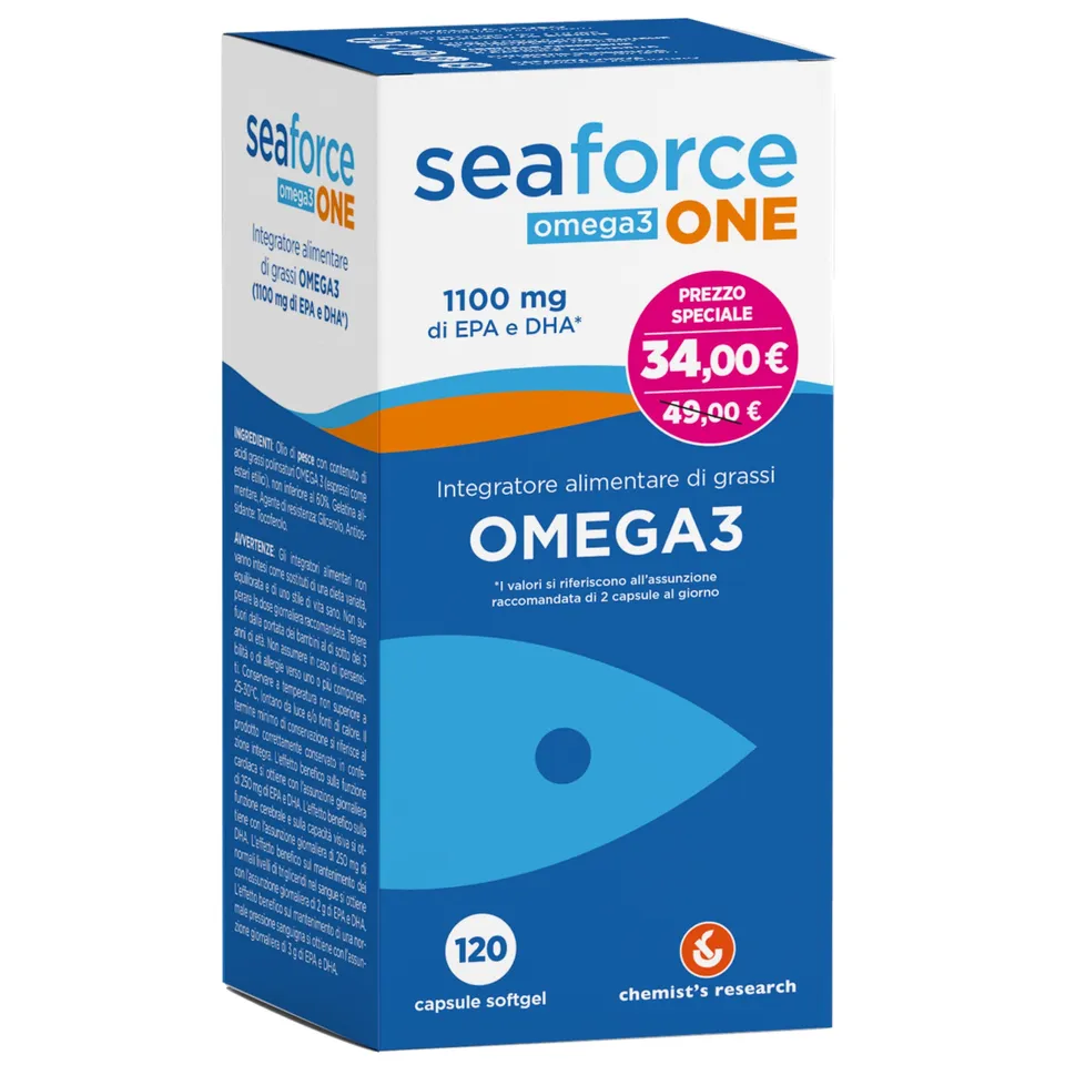 Chemist's Research SeaForce One Omega-3 120 Capsule EPA DHA