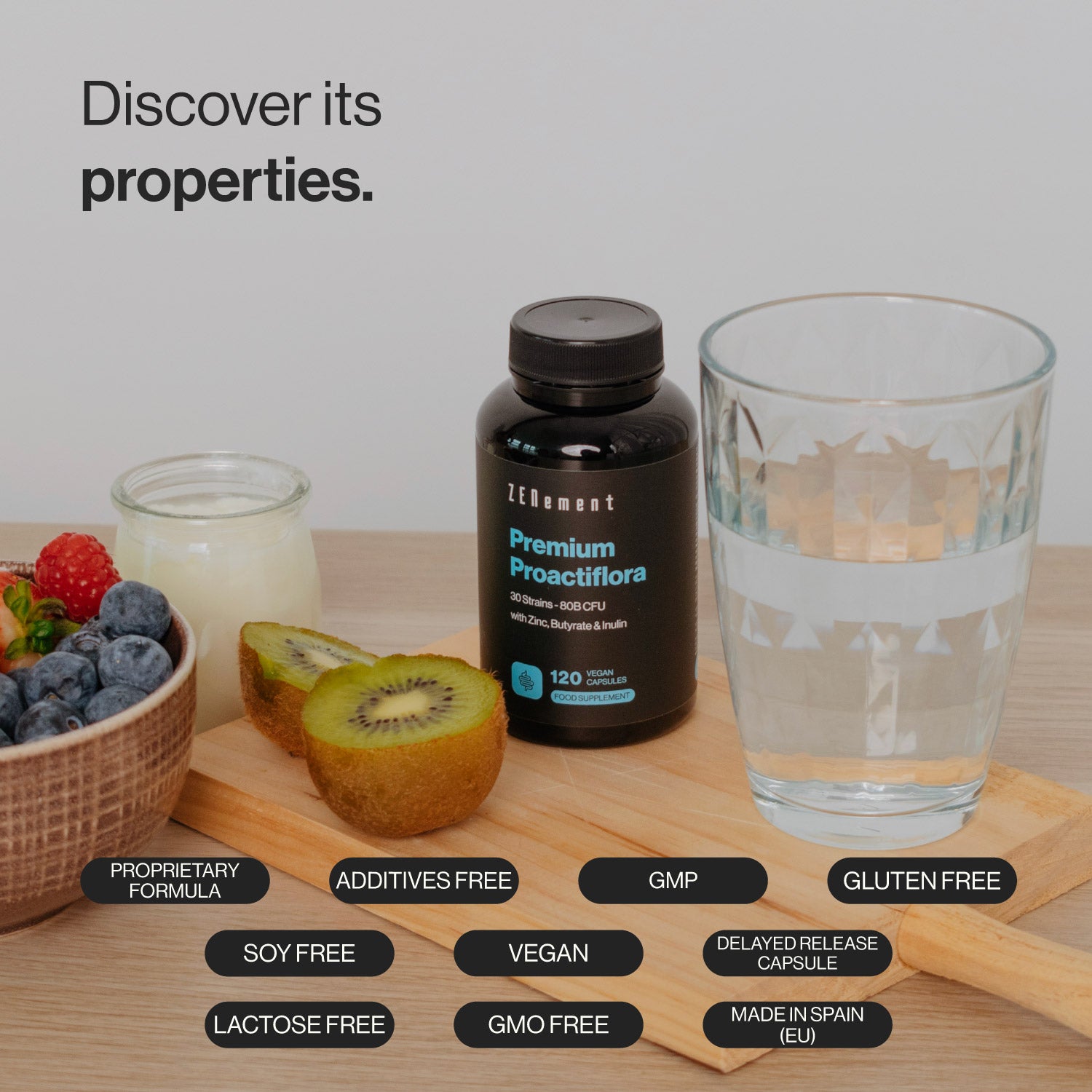 Zenement Proactiflora 30 Ceppi 80 Miliardi UFC capsule 120 pz