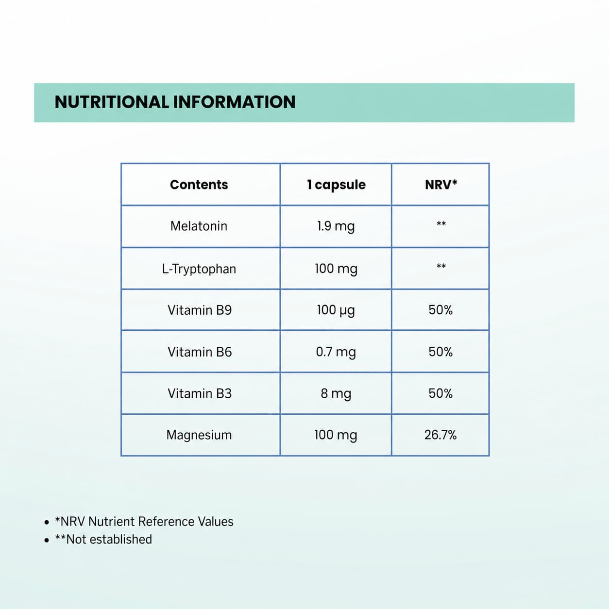 Recuperat-ion VitAmin-T Sleep integratore sonno 30 capsule melatonina