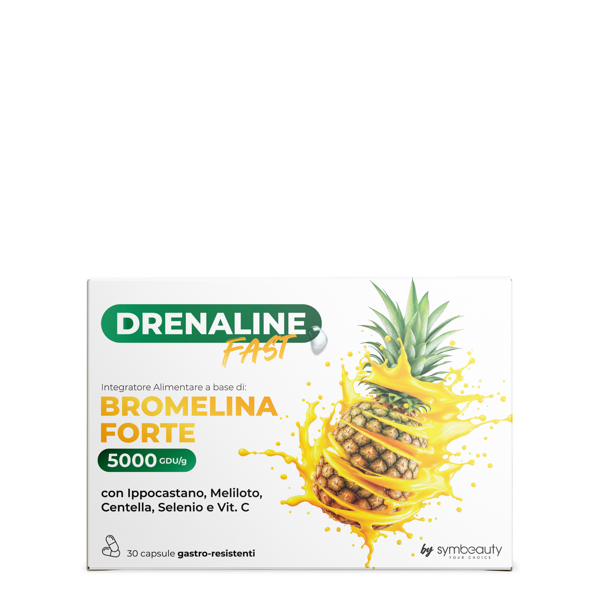 Supremagy Drenaline Fast bromelina capsule drenante 30 capsule