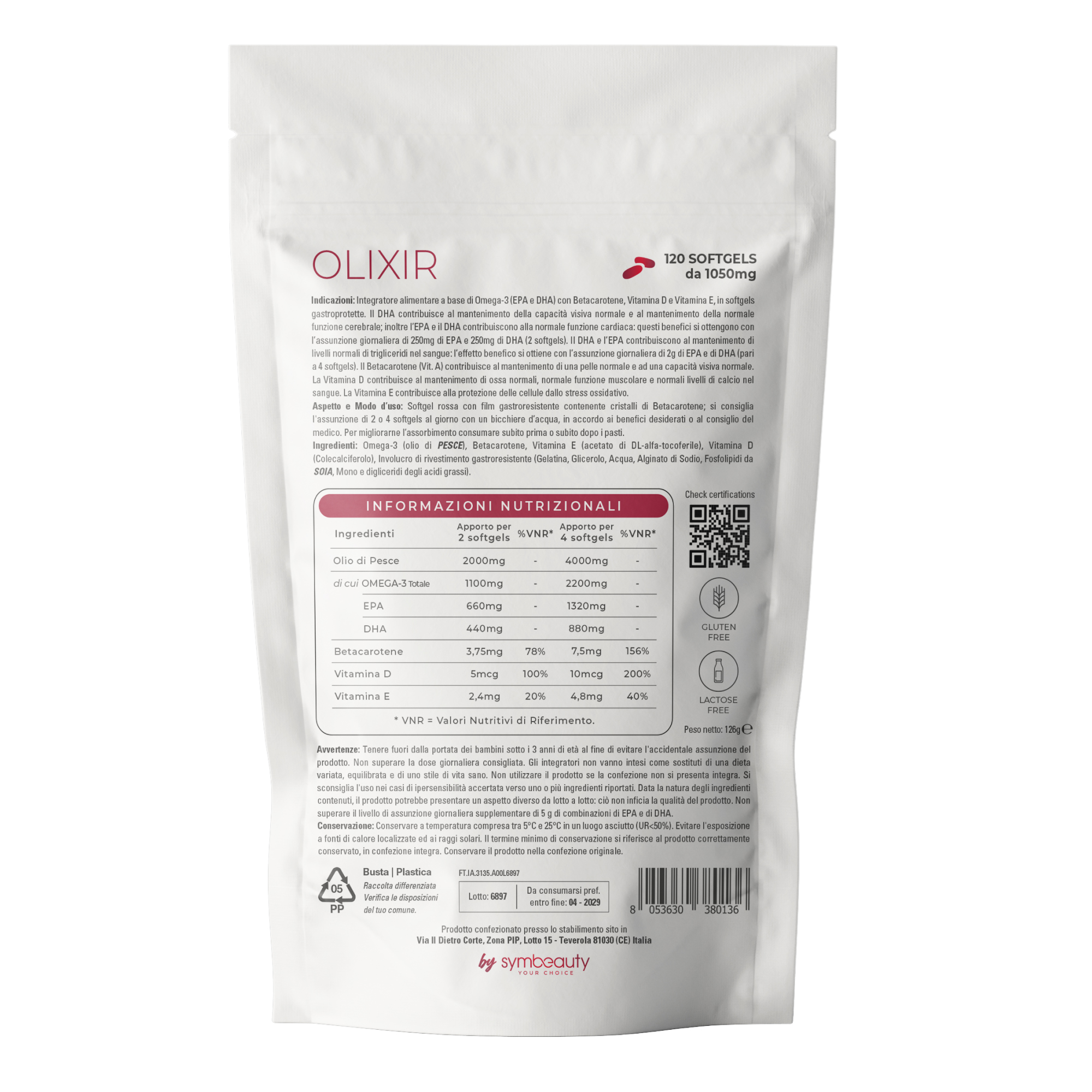 Supremagy Olixir integratore bellezza uso quotidiano