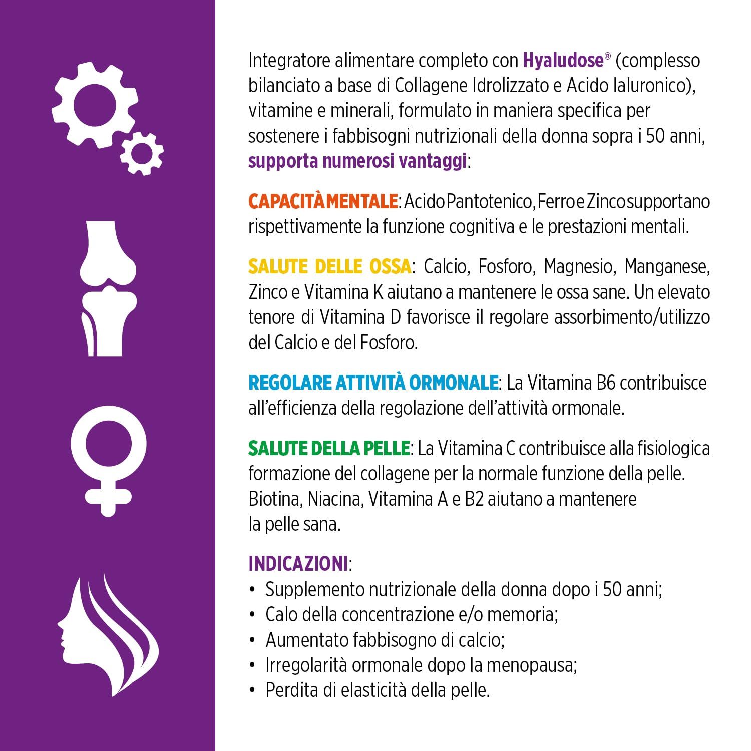 Chemist's Research Multiactivity Donna 50+ Integratore 60 Compresse
