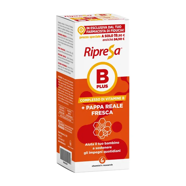 Chemist's Research Ripresa B Plus Sciroppo 200ml Pappa Reale