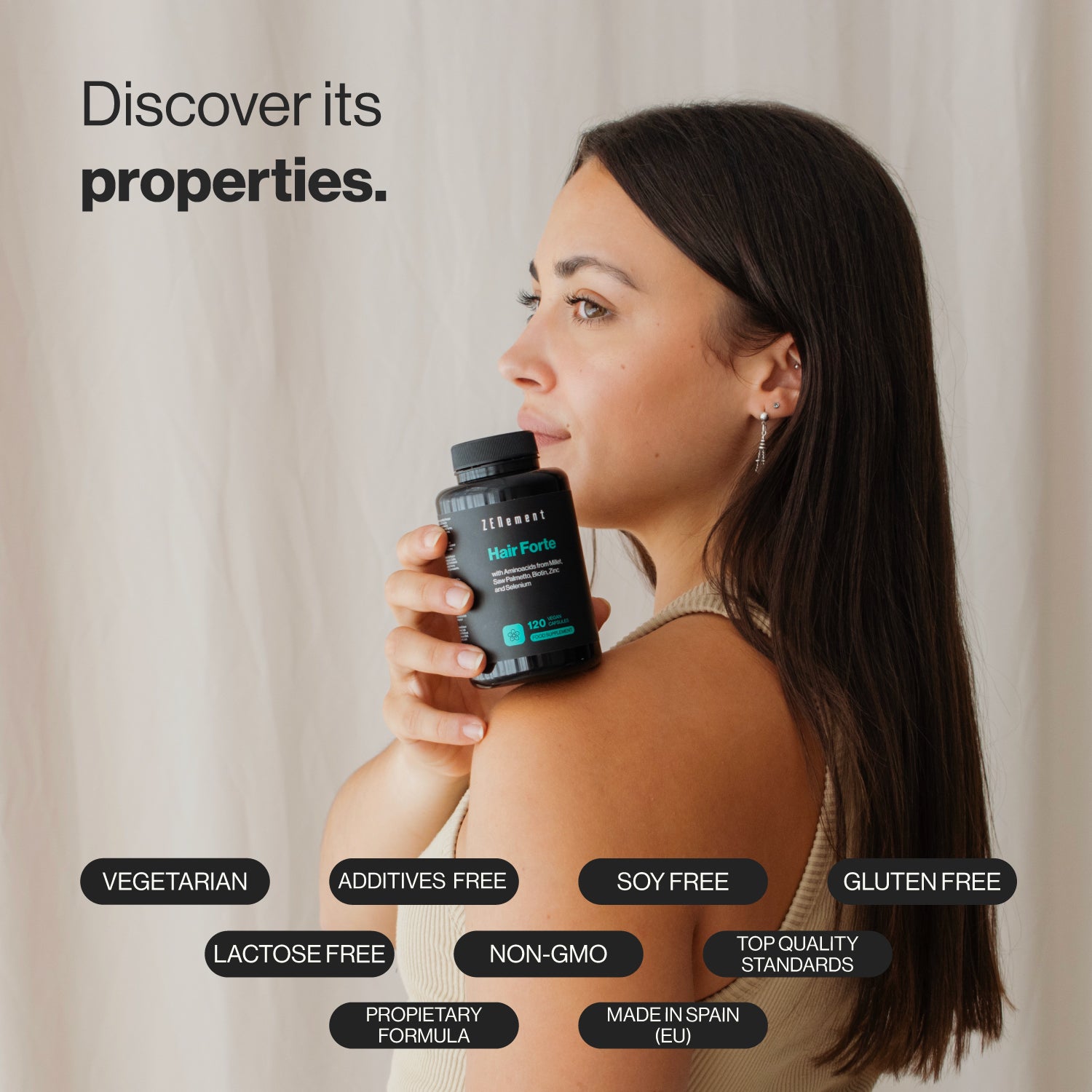 Zenement Hair Forte Integratore Capelli 120 Capsule Biotina