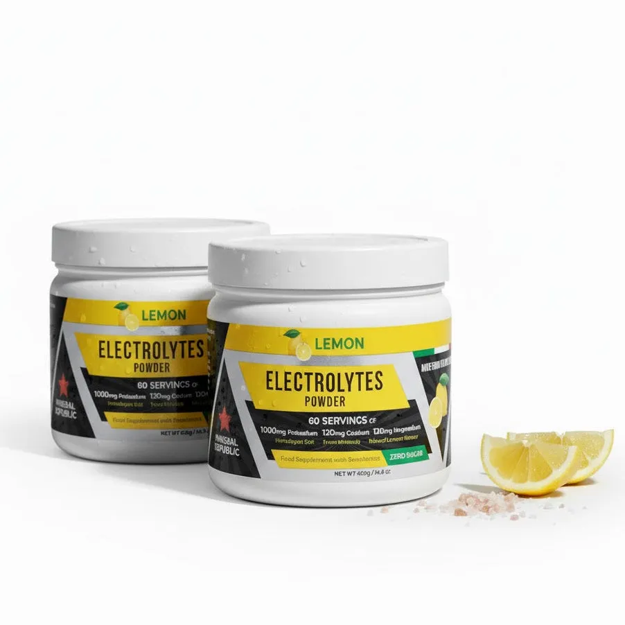 Mineral Republic Bundle Pacco da 2 Elettroliti Limone Senza Zuccheri