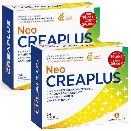 Chemist's Research Ripresa Neo Creaplus Integratore 24 Bustine Agrumi x2