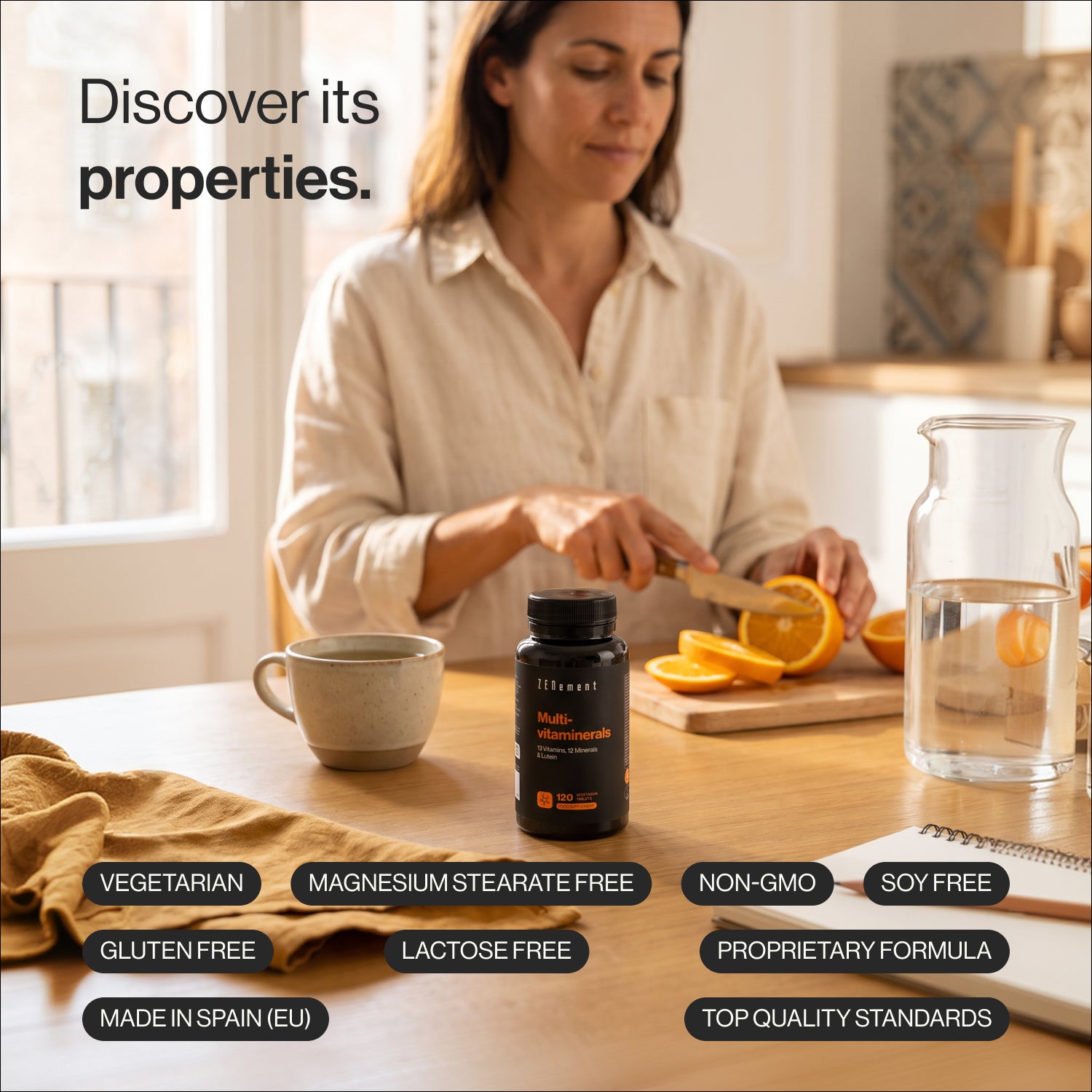 Zenement Vitamine Multivitaminerals compresse 120 cps energia