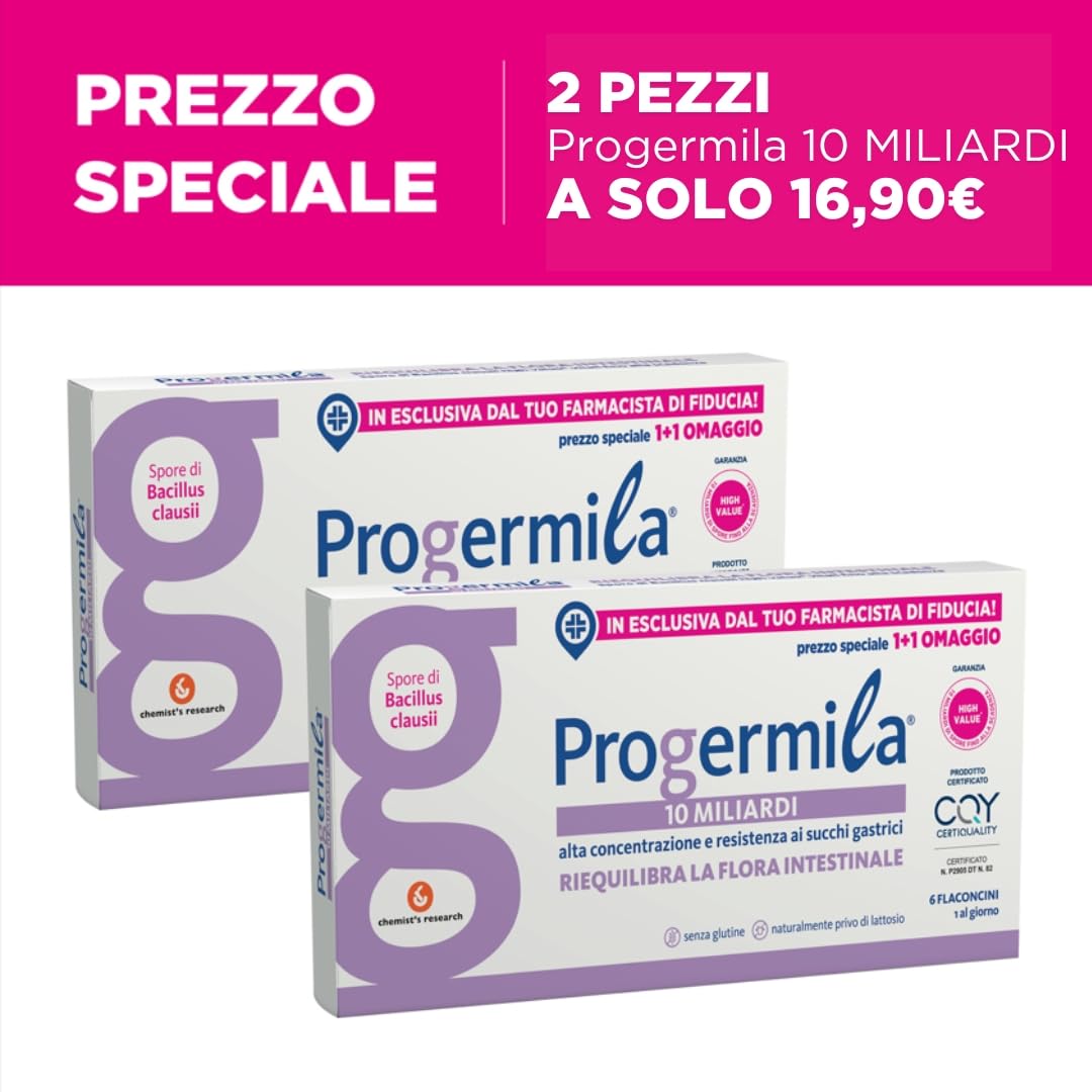 Chemist's Research Progermila 10 Miliardi Fermenti 2 Confezioni