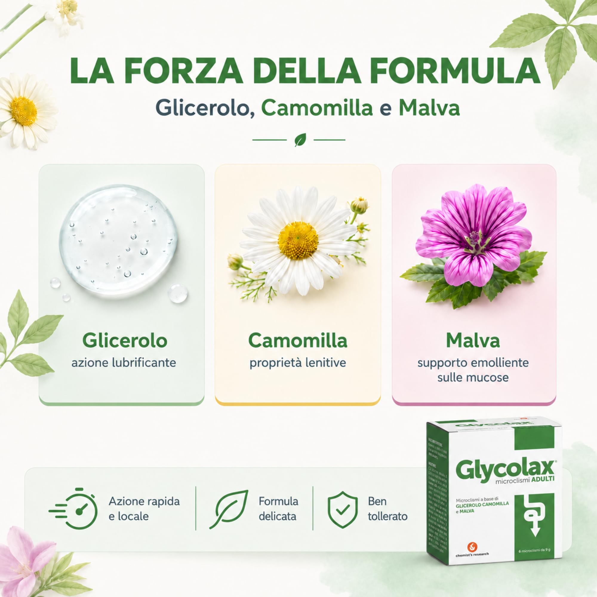 Chemist's Research Glycolax Microclismi Adulti 6x9g x10 Scorta