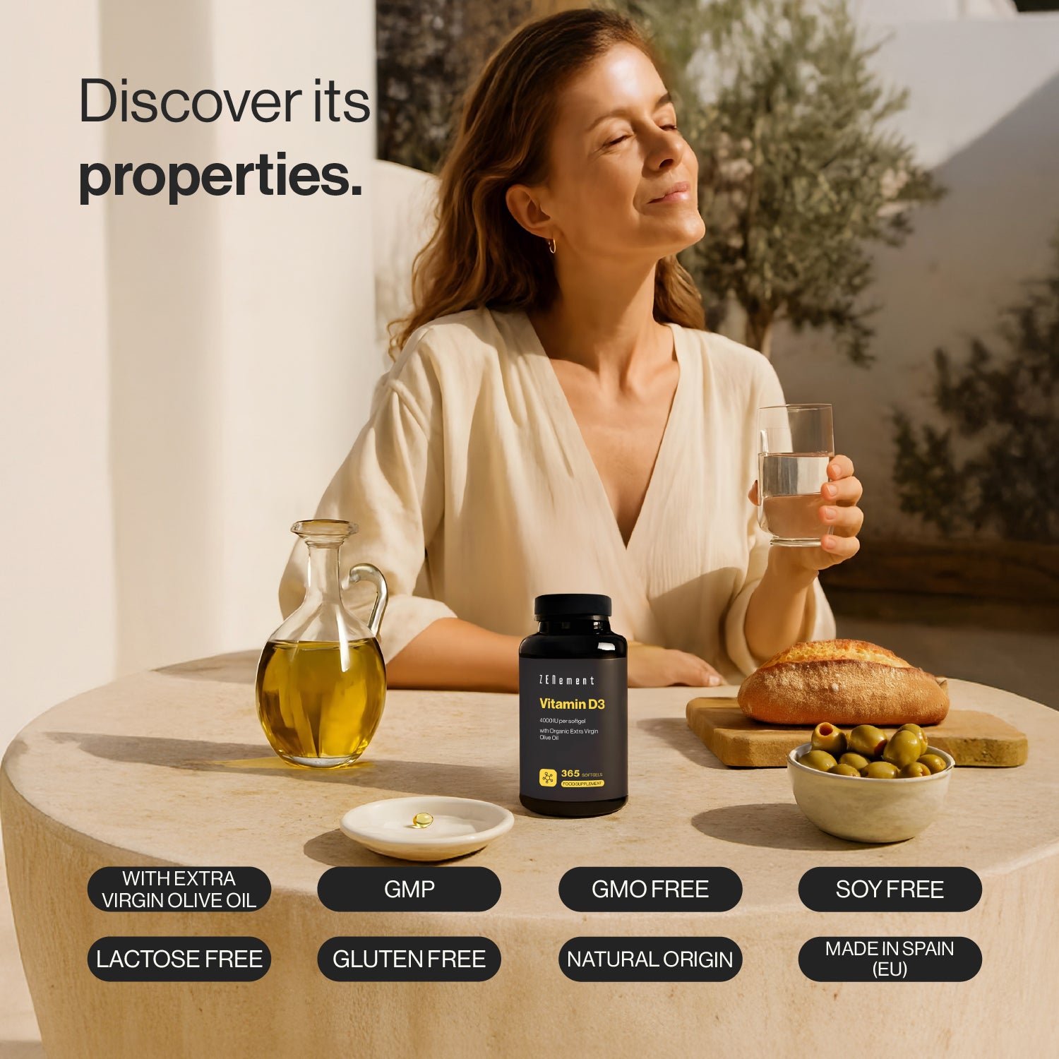 Zenement Vitamina D3 4000 UI Integratore 365 Capsule Softgel
