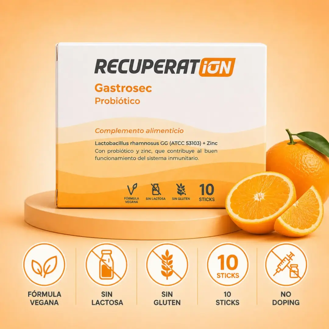 Recuperat-ion Gastrosec Probiotico 10 Stick Arancia Fragola Zinco
