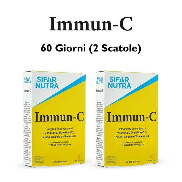 Sifar Nutra Immunity Immun-C integratore 60 compresse 2 box D3