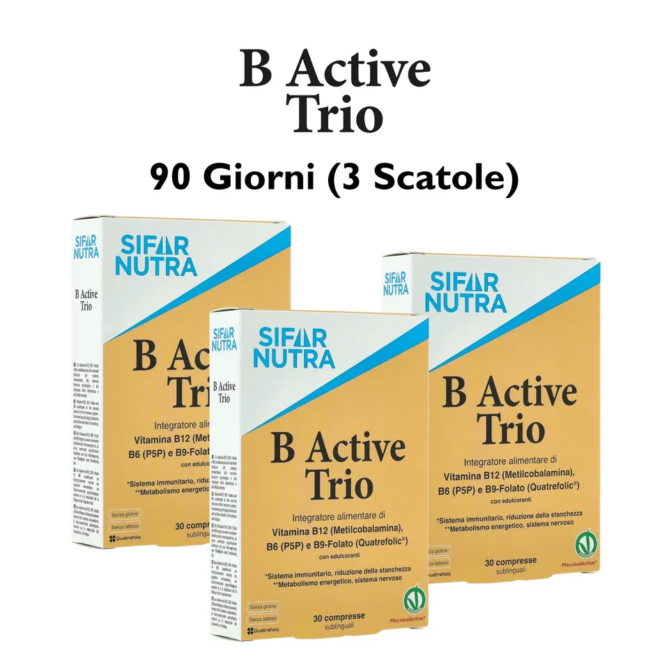 SIFAR NUTRA Memory B Active Trio B12 90 Compresse 3 Scatole