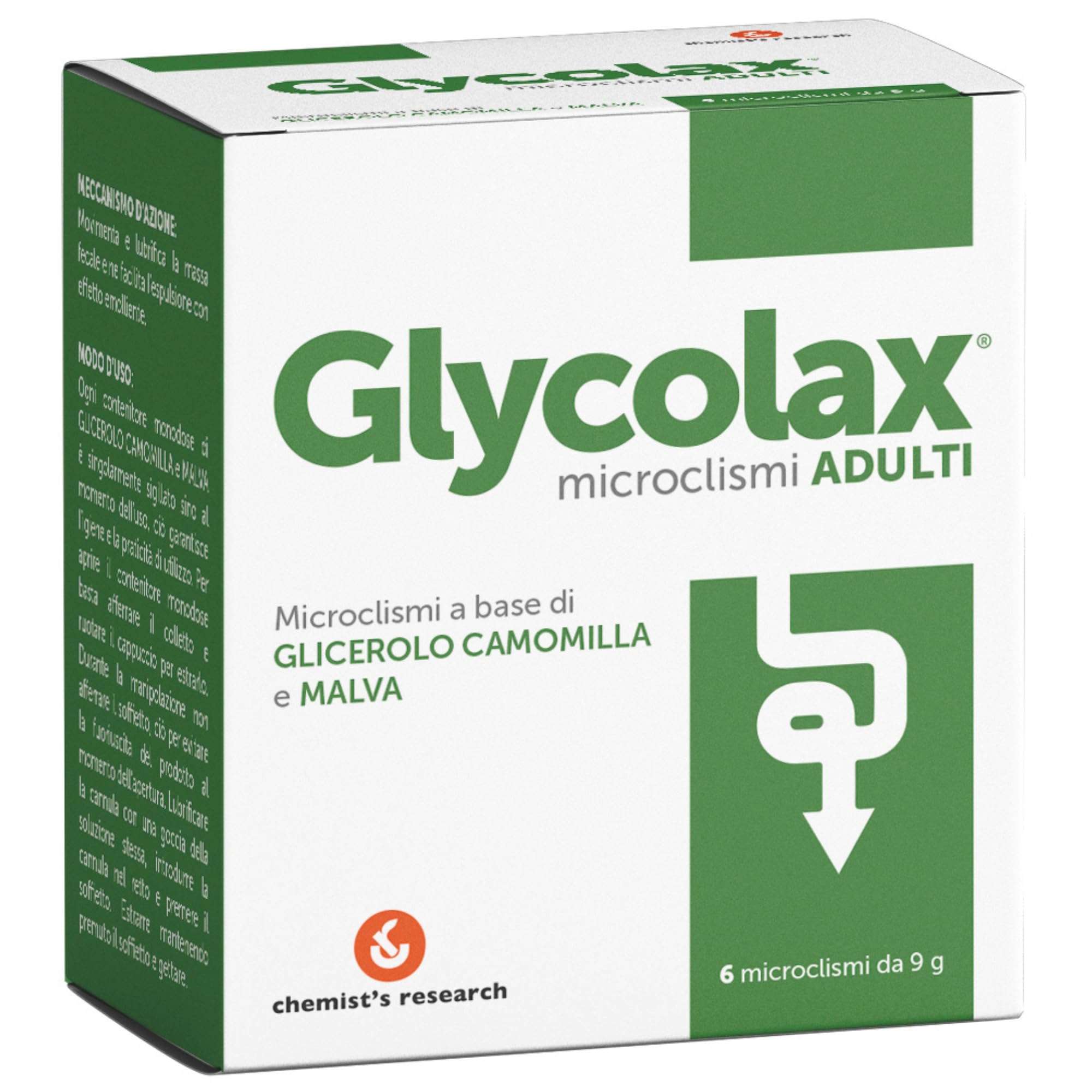 Chemist's Research Glycolax Microclismi Adulti 6x9g x10 Scorta