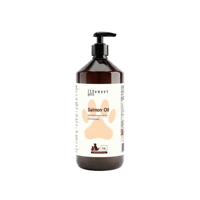 Zenement Olio di salmone Omega-3 olio 1000 ml norvegese