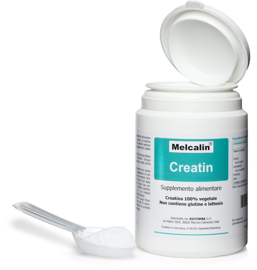 Melcalin Creatin Creatina Integratore Massa Muscolare Uso Sportivo