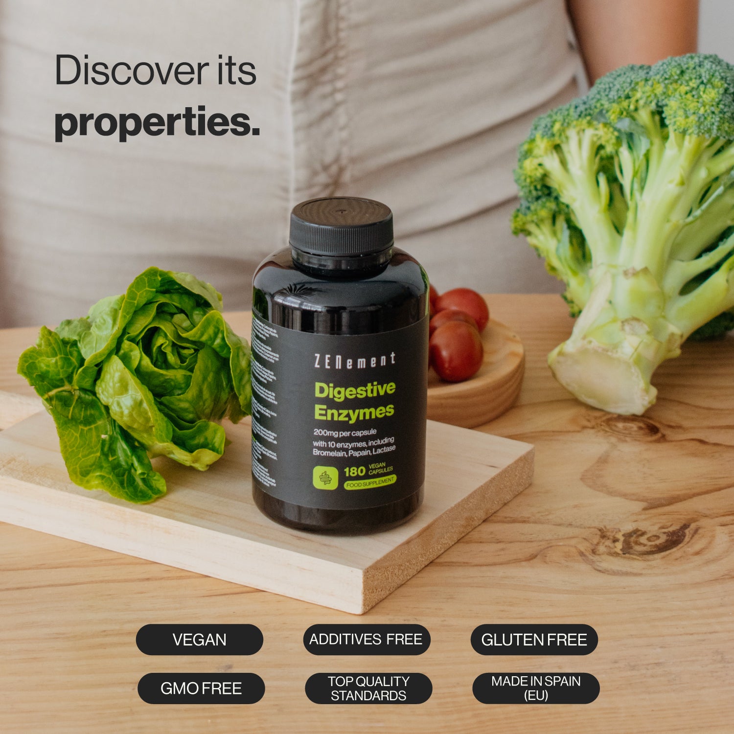 Zenement Enzimi Digestivi 200 mg 180 capsule vegane