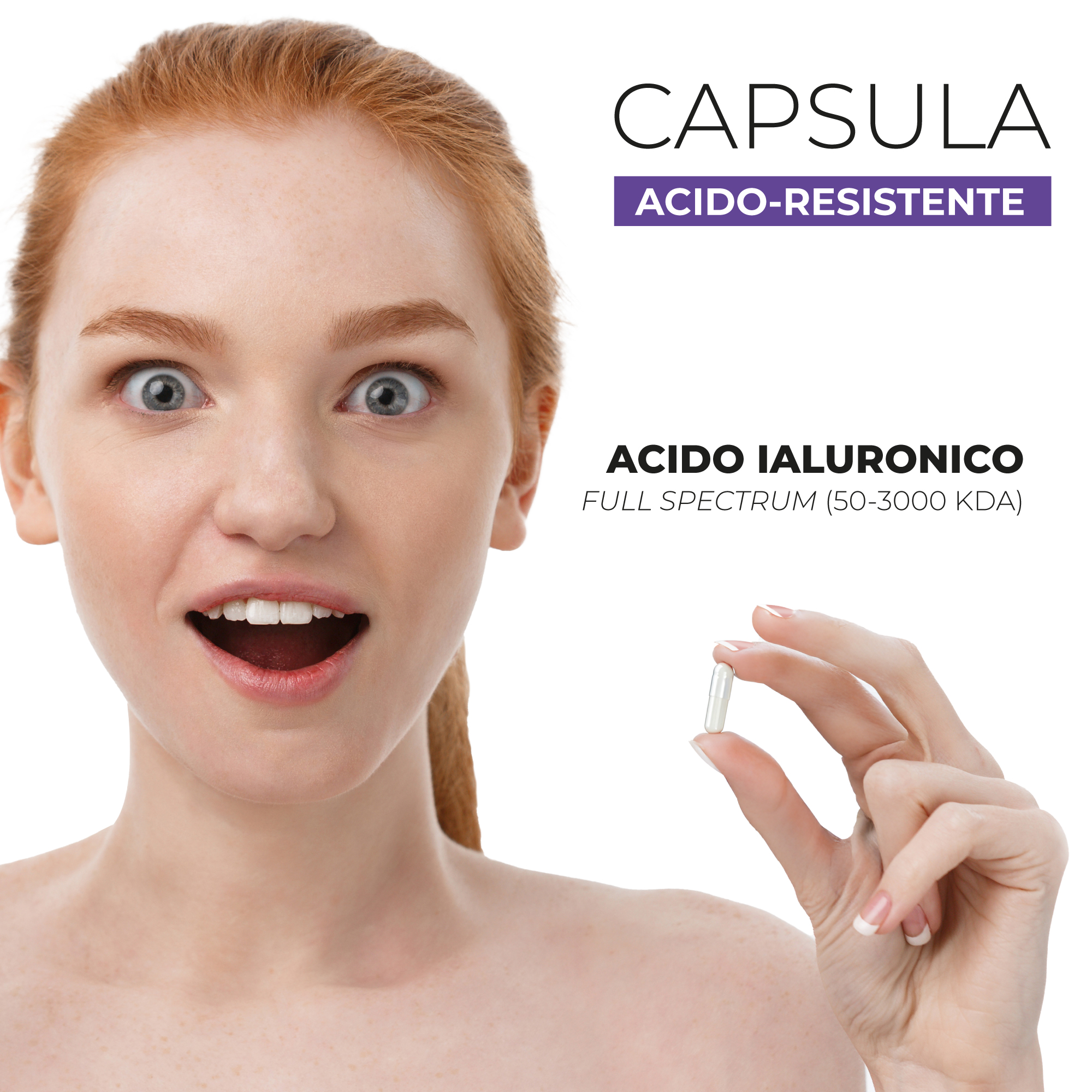 Supremagy Hyaluvate integratore acido ialuronico 200 mg vegano