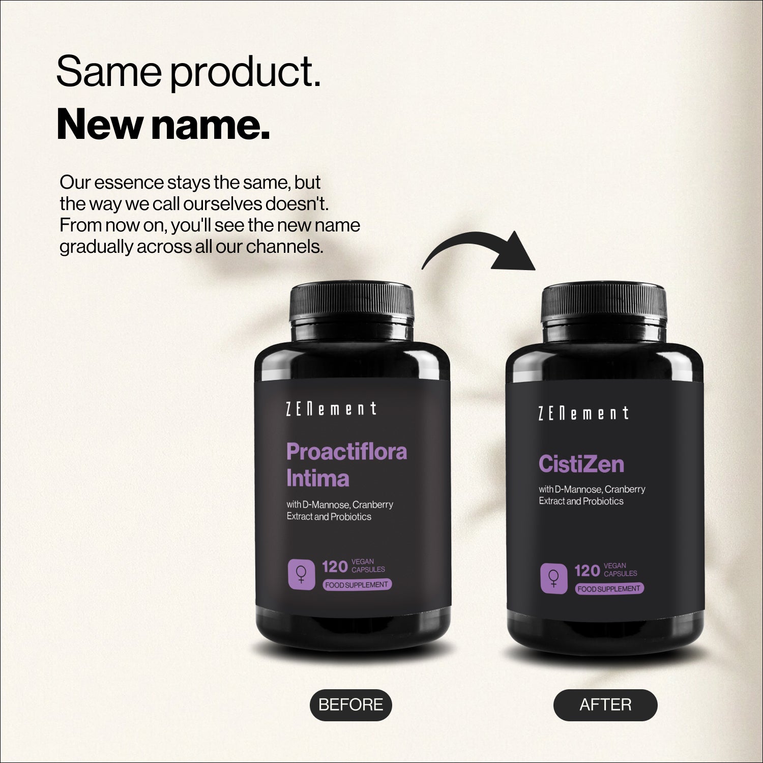 Zenement CistiZen D-Mannosio integratore 120 capsule vegane