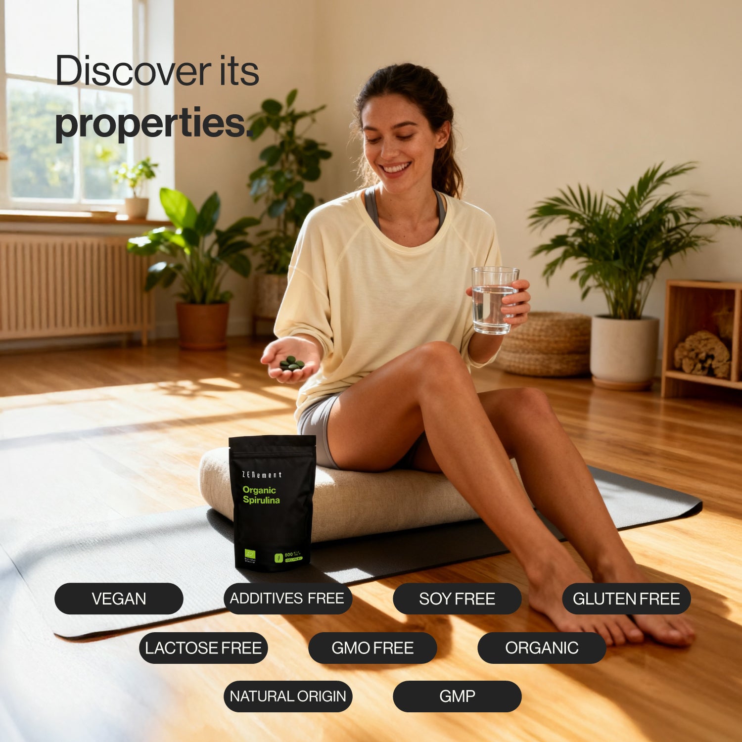 Zenement Spirulina Biologica 100% Bio compresse 600 pz