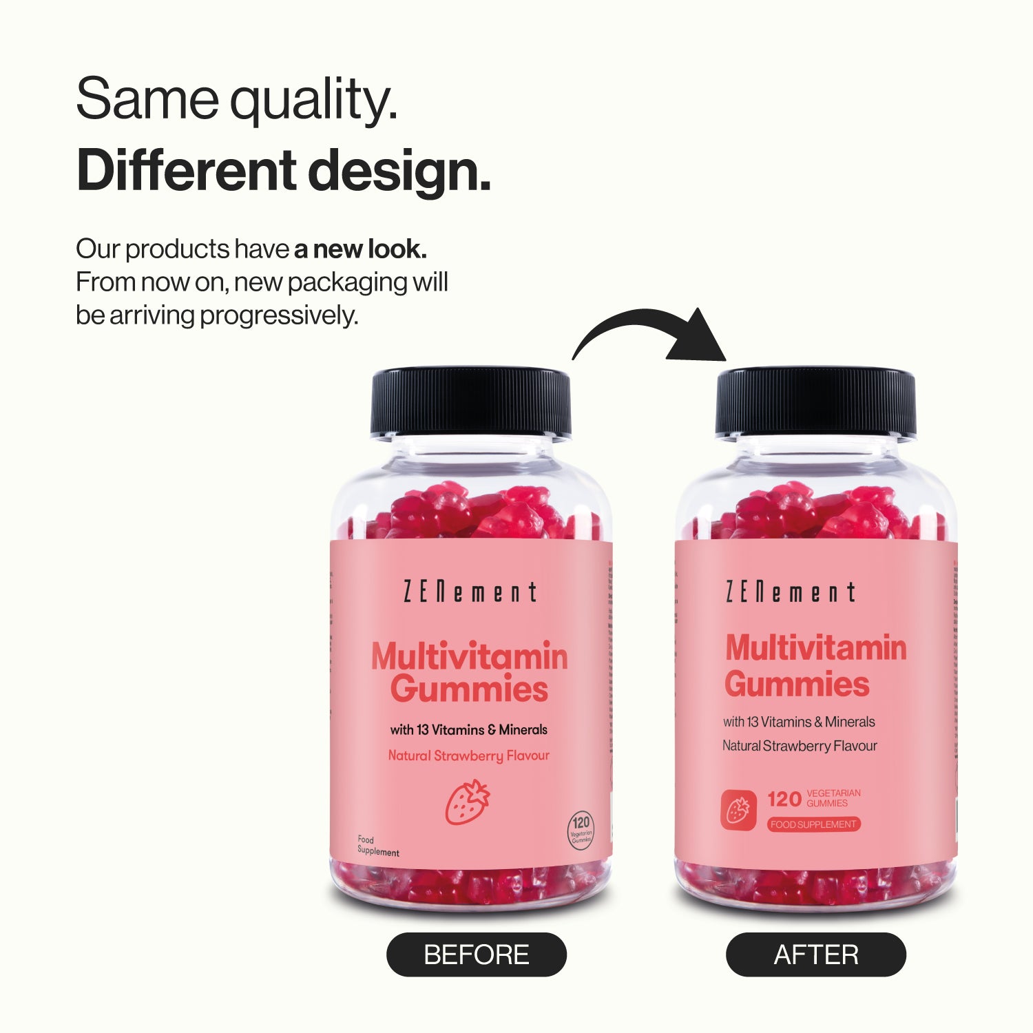 Zenement Multivitaminico 13 vitamine gommose 120 caramelle fragola