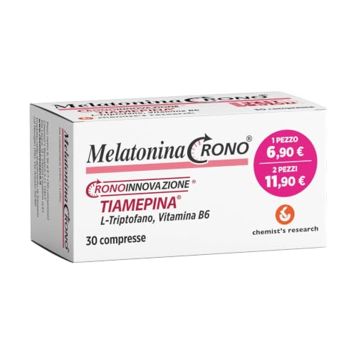 Chemist's Research Melatonina Crono Sonno 2x30 Compresse Stress